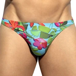 String Bold Flowers Turquoise