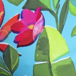 String Bold Flowers Turquoise