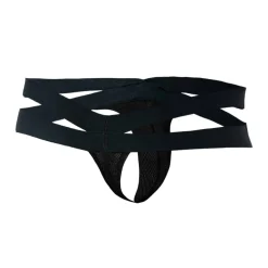 String Crossed R4VAGE Noir