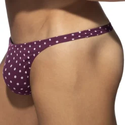 String Cum Dots Aubergine