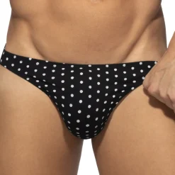 String Cum Dots Noir