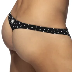 String Cum Dots Noir