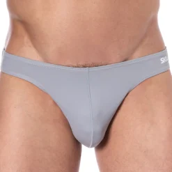 String de Bain Gris Clair
