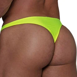 String de Bain Neon Jaune Fluo