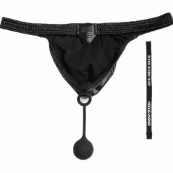 String de Bain Pleasure Avant-Garde Noir