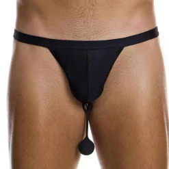 String de Bain Pleasure Avant-Garde Noir