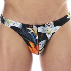String de Bain Tropical Summer Noir