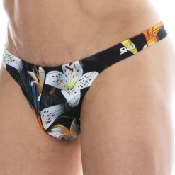 String de Bain Tropical Summer Noir