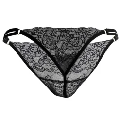 String Dentelle Double Ficelle Noir