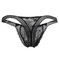 String Double Dentelle Noir