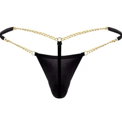 String Ficelle Chaînette Noir