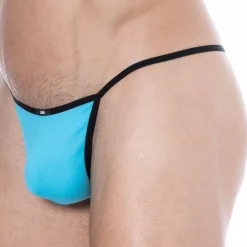 String Ficelle Mini Coton Uni Turquoise