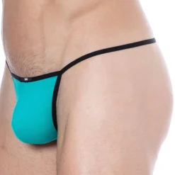 String Ficelle Mini Coton Uni Vert