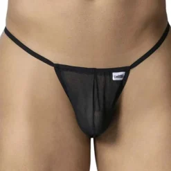 String Ficelle Transparent Noir