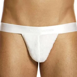 String Fourrure Blanc