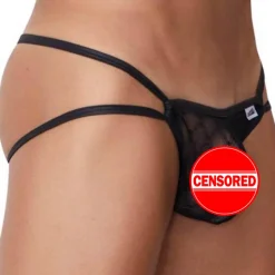 String Jock Mesh Noir