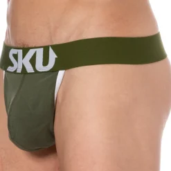 String Logo Coton Kaki