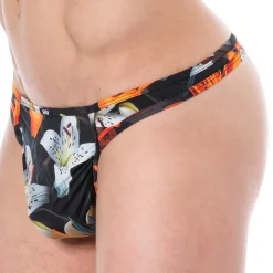 String Microfibre Tropical Summer Noir