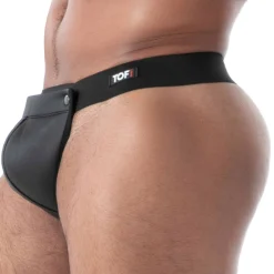 String Pression en Néoprène Noir