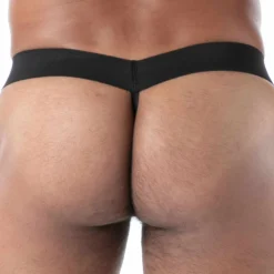 String Pression en Néoprène Noir