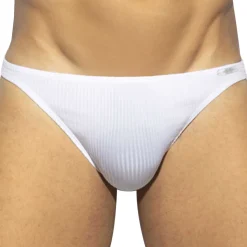 String Recycled Rib Blanc