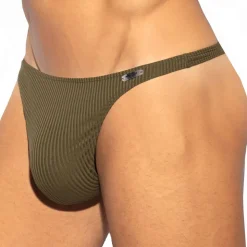 String Recycled Rib Kaki