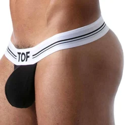 String Sans Ficelle French Coton Noir