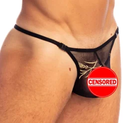 String Striptease Epi d'Or Noir