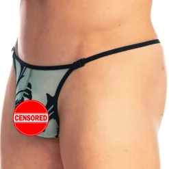 String Striptease Velours Mystique Turquoise