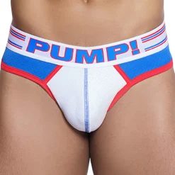 String Velocity Blanc - Bleu Electrique