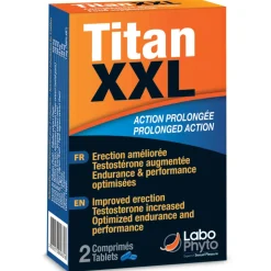 Titan XXL Action Prolongée - 2 Comprimés