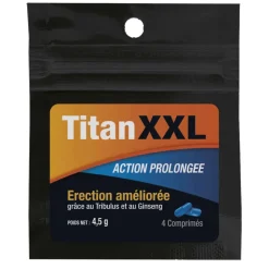 Titan XXL Action Prolongée - 4 Comprimés