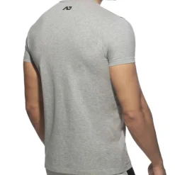 T-Shirt AD Coton Gris Chiné