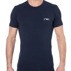 T-Shirt Bold Monogram Coton Marine