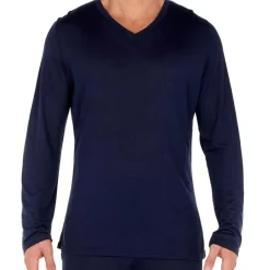 T-Shirt Cocooning Modal Bleu Marine