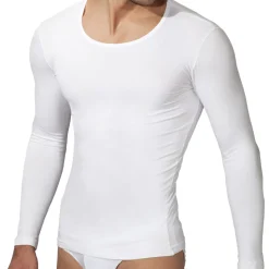 T-Shirt Col Rond Coton Modal Blanc