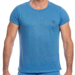 T-Shirt Col Rond Nieuport Bleu