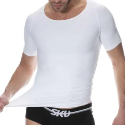 T-Shirt Compression Ferme Blanc