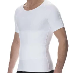 T-Shirt Compression Ferme Blanc
