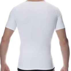 T-Shirt Compression Ferme Blanc
