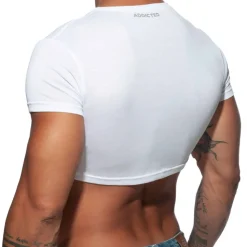 T-Shirt Crop AD Blanc