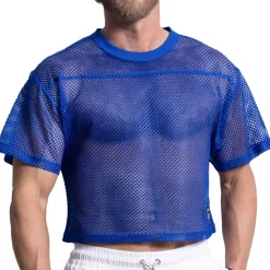T-Shirt Crop Practice Bleu Roi