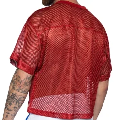 T-Shirt Crop Practice Rouge