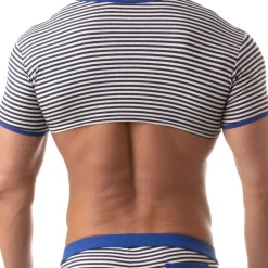 T-Shirt Crop Sailor Noir