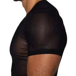 T-Shirt en Mesh Noir