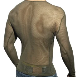 T-Shirt Manches Longues Mesh Kaki