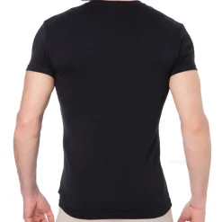 T-Shirt Shiny Logoband Noir