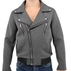 Veste Motard Alpha Anthracite