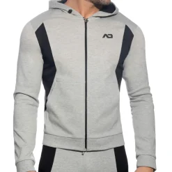 Veste Sport AD Coton Gris Chiné