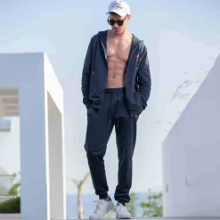 Veste Sport Coton Bleu Marine